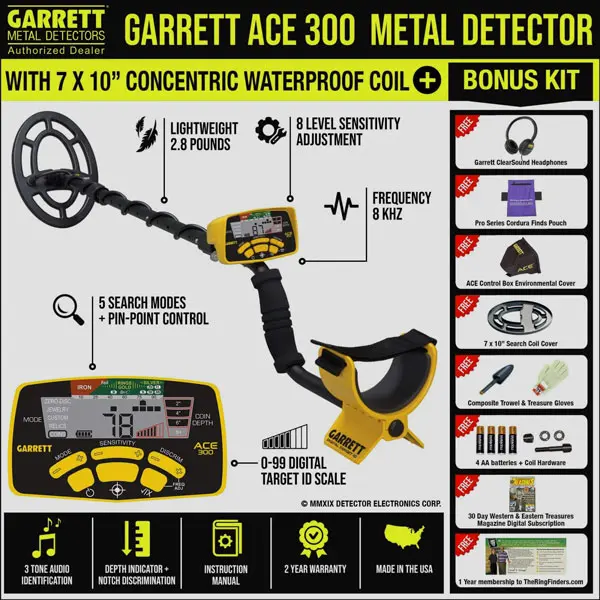 دستگاه طلایاب Garrett Ace 300