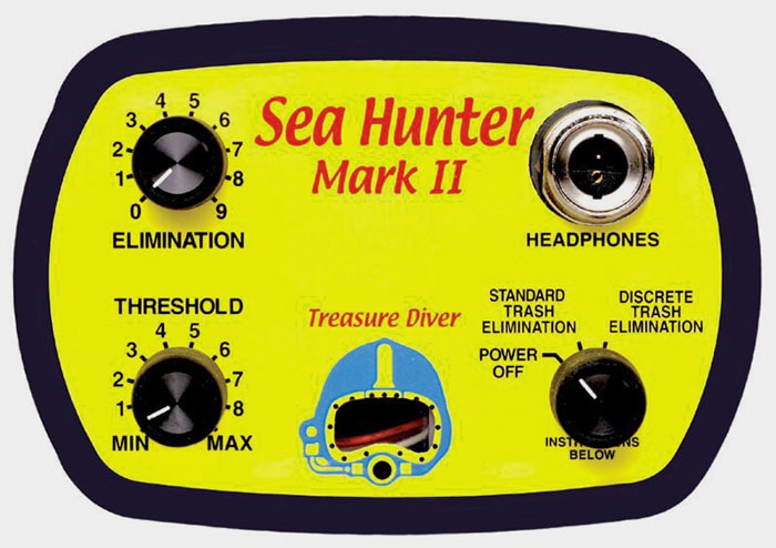 مانتیور فلزیاب Sea Hunter Mark-II