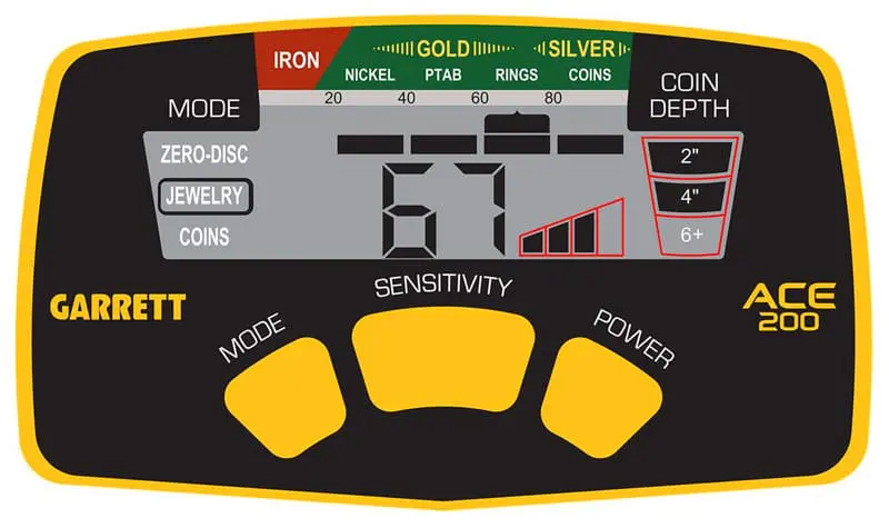 مانیتور طلایاب Garrett Ace 200