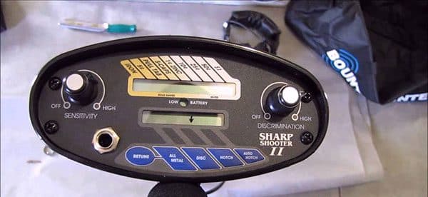 فلزیاب sharp shooter ساخت بانتی هانتر آمریکا فلزیاب sharp shooter