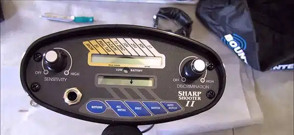 فلزیاب sharp shooter ساخت بانتی هانتر آمریکا فلزیاب sharp shooter