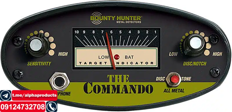 نمایشگر فلزیاب Commando