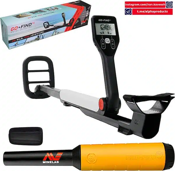 دستگاه فلزیاب Go-Find 11 با طراحی فوق العاده سبک وزن مناسب برای کاوش مناطق خشک و مرطوب میباشد! دستگاه فلزیاب Go-Find 11