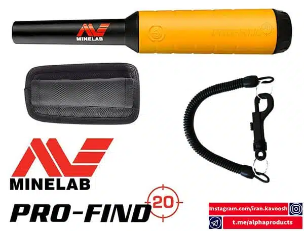 پین پوینتر Minelab Pro-Find 20 با قابلیت ضدآب و عملکرد بسیار دقیق در شرایط مختلف زمین ها پین پوینتر Minelab Pro-Find 20