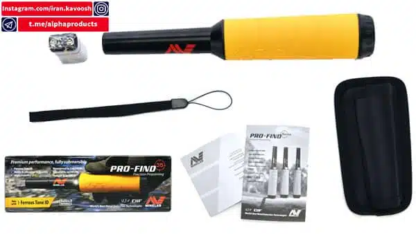پین پوینتر Pro-Find 35 با طراحی منحصربفرد و ضدآب | با قابلیت کاوش در مناطق ساحلی و مرطوب پین پوینتر Pro-Find 35