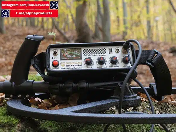 دستگاه فلزیاب Golden Mask Deep Hunter Pro 5 طراحی شده برای تشخیص اجسام فلزی بزرگ و متوسط دستگاه فلزیاب Deep Hunter Pro 5