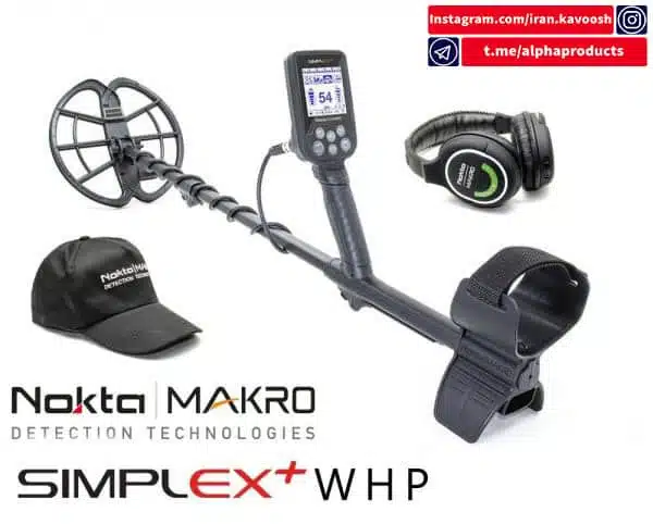 دستگاه فلزیاب Simplex WHP آشکارسازی جدید و ضدآب با قابلیت عمق نفوذ 3 متری (10 فوت) دستگاه فلزیاب Simplex WHP