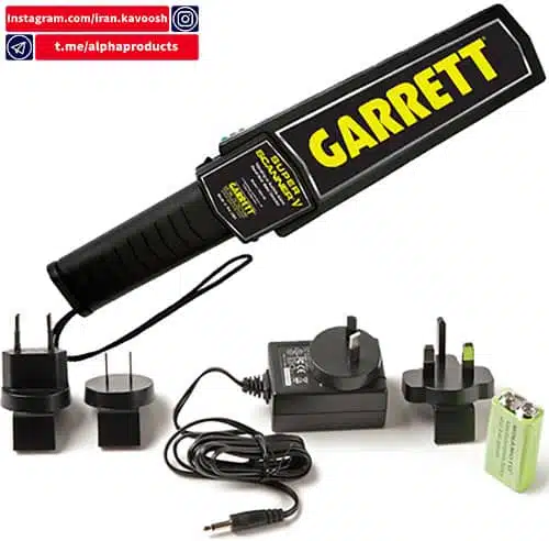 فلزیاب امنیتی Superwand محصول Garrett آمریکا ایده آل برای کاوش انواع فلزات آهنی فلزیاب امنیتی Superwand