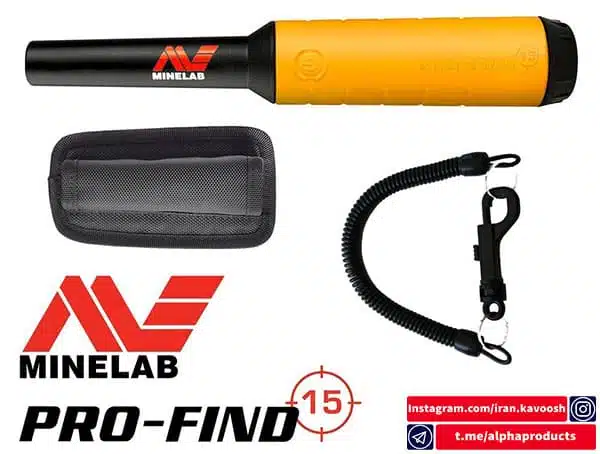 دستگاه پین پوینتر Pro_Find 15 با قابلیت حذف ناخالصی ها و نویزهای نادرست زمین دستگاه پین پوینتر Pro_Find 15