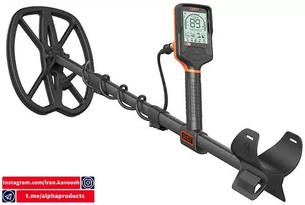 دستگاه فلزیاب Quest Q30 مجهز به هدفون بی سیم + ردیابی عالی برای کاوشگران دستگاه فلزیاب Quest Q30