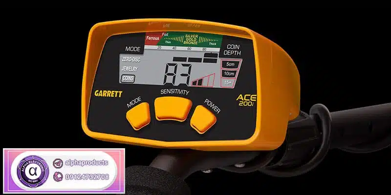 صفحه نمایش فلزیاب Ace 200i صفحه نمایش فلزیاب Ace 200i