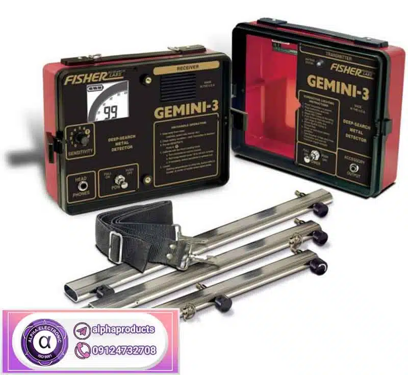 فلزیاب Fisher Gemini3 فلزیاب Fisher Gemini3
