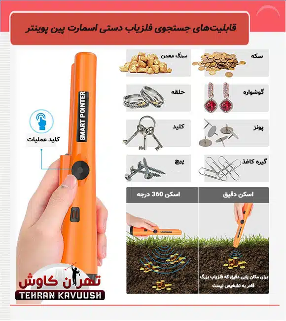 ویژگیهای اسمارت پین پوینتر