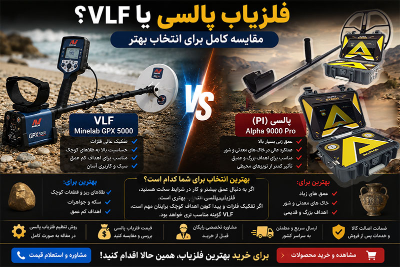 فلزیاب پالسی یا vlf